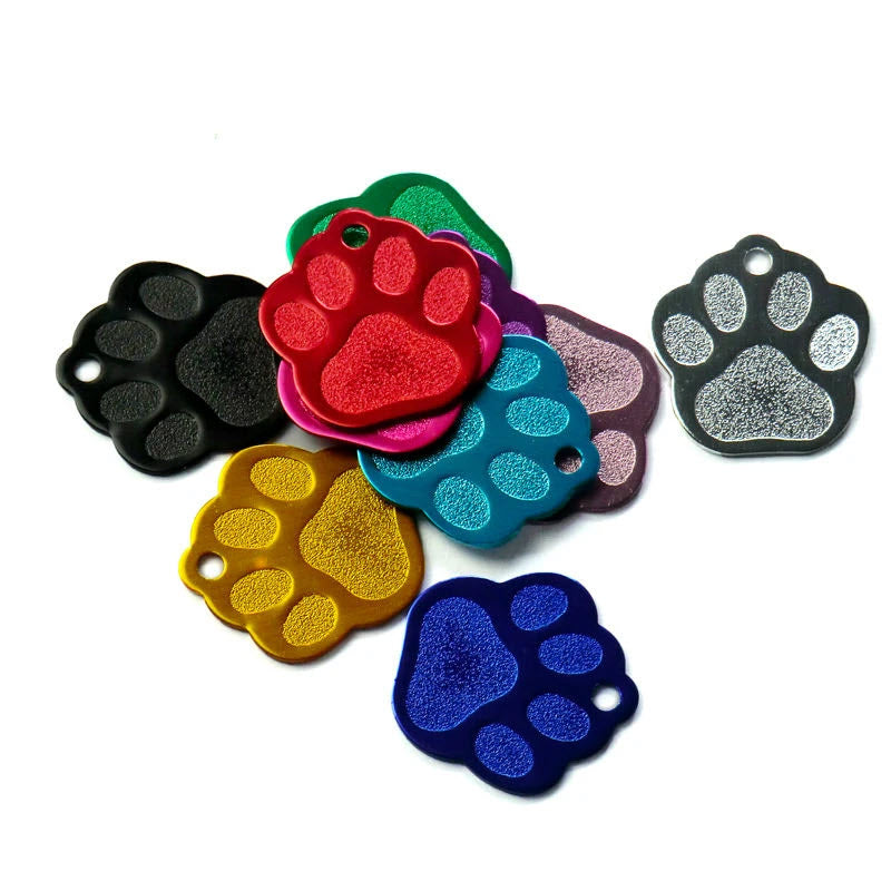 Paw tag in aluminum (10pcs)