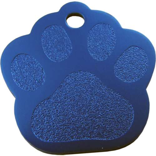 Paw tag in aluminum (10pcs)