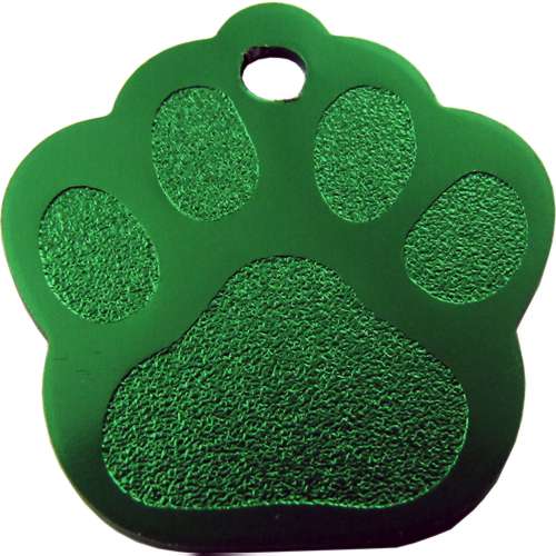 Paw tag in aluminum (10pcs)