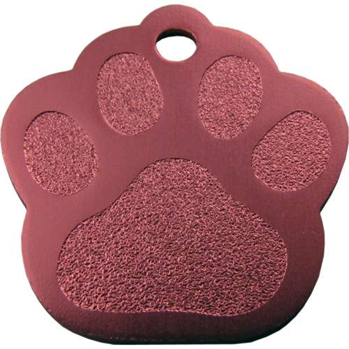 Paw tag in aluminum (10pcs)